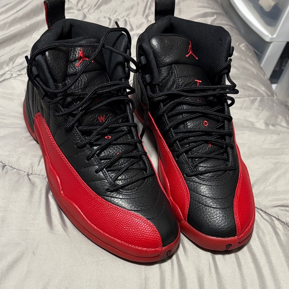 Jordan Black and Red Sneakers